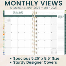 Load image into Gallery viewer, 2026-2027 Garden Party Soft Cover Planner
