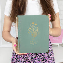 Load image into Gallery viewer, Pre-Order 2026 Green Linen Hard Cover Vision Planner
