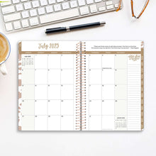 Load image into Gallery viewer, 2025-2026 Tan Leopard Soft Cover Planner
