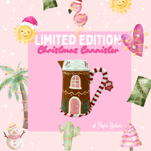 Load image into Gallery viewer, Gingerbread House Cannister
