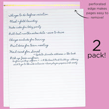 Load image into Gallery viewer, Clipboard Folio Refills, Blush with Gold Accents (pack of 2)
