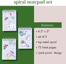 Load image into Gallery viewer, kate spade new york, Park Picnic, Spiral Notepad Set
