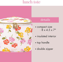 Load image into Gallery viewer, kate spade new york, Spring Pansies, Lunch Tote
