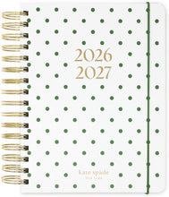 Load image into Gallery viewer, kate spade new york, Lexington Polka Dot, 17 Month- Medium Spiral Planner
