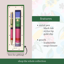 Load image into Gallery viewer, kate spade new york, Sunny Day Stripe Stylus Pen with Pouch
