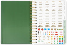 Load image into Gallery viewer, kate spade new york, Lexington Polka Dot, 17 Month- Medium Spiral Planner

