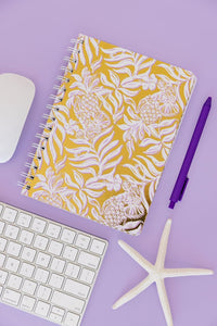 Lilly Pulitzer, Mini Notebook, Gold Metallic Bon Vivant