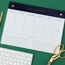 Load image into Gallery viewer, kate spade new york You&#39;re Right On Time, Weekly Planner Notepad
