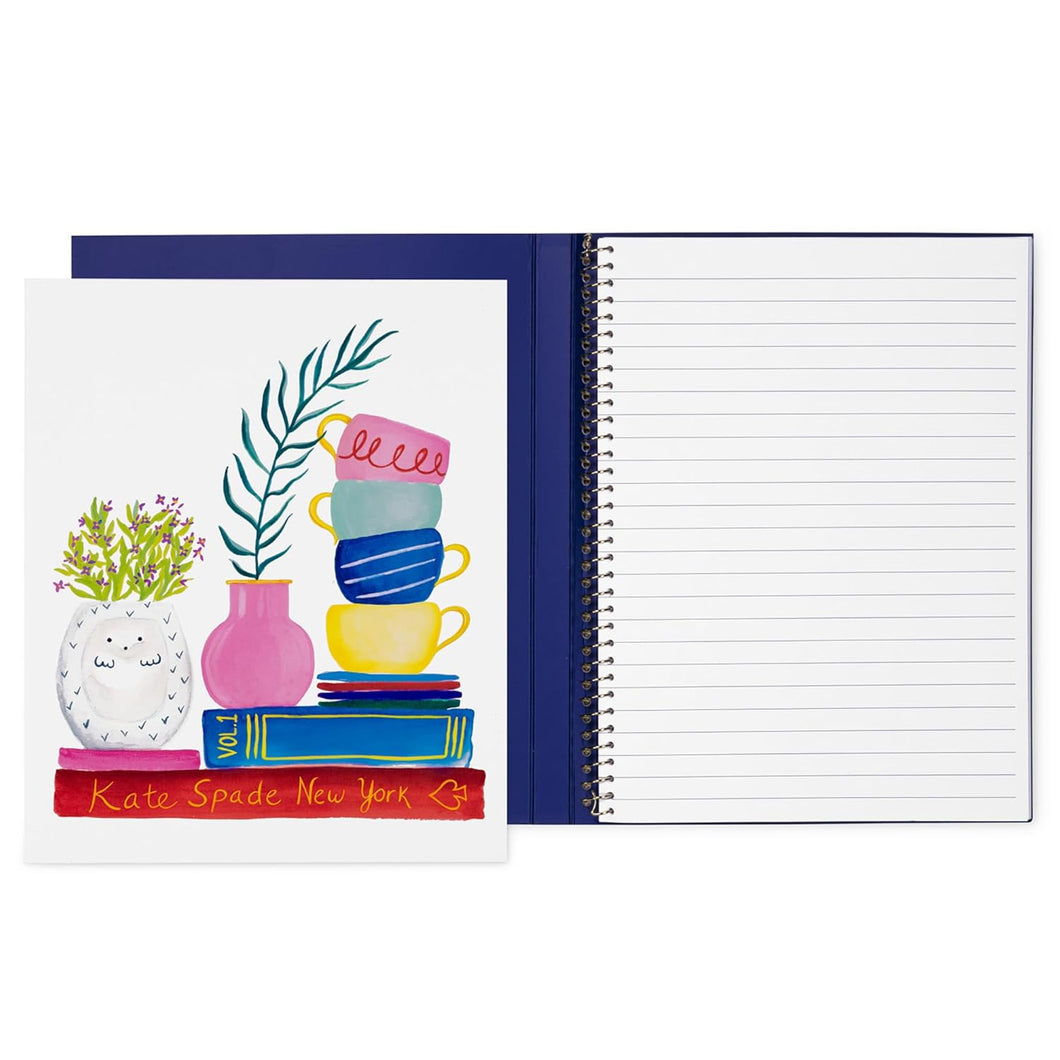 Kate Spade, Charmed Library, Concealed Spiral Notebook