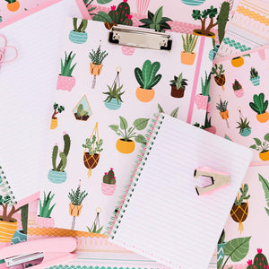 Succulent Clipboard Folio