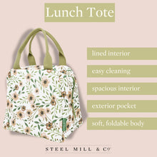 Load image into Gallery viewer, Woodland Floral Lunch Tote
