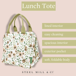 Woodland Floral Lunch Tote