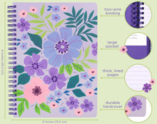 Load image into Gallery viewer, Lilac Floral Mini Notebook
