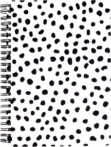 Black Dots Mini Notebook