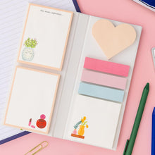 Load image into Gallery viewer, kate spade new york, Charmed Library, Padfolio with 7 Sticky Note Pads,
