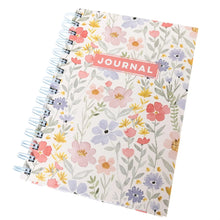 Load image into Gallery viewer, Floral Journal Hard Cover Spiral Notebook
