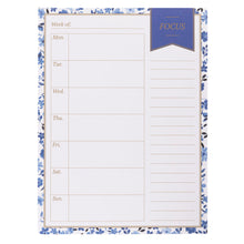 Load image into Gallery viewer, Blue Floral Large Notepad
