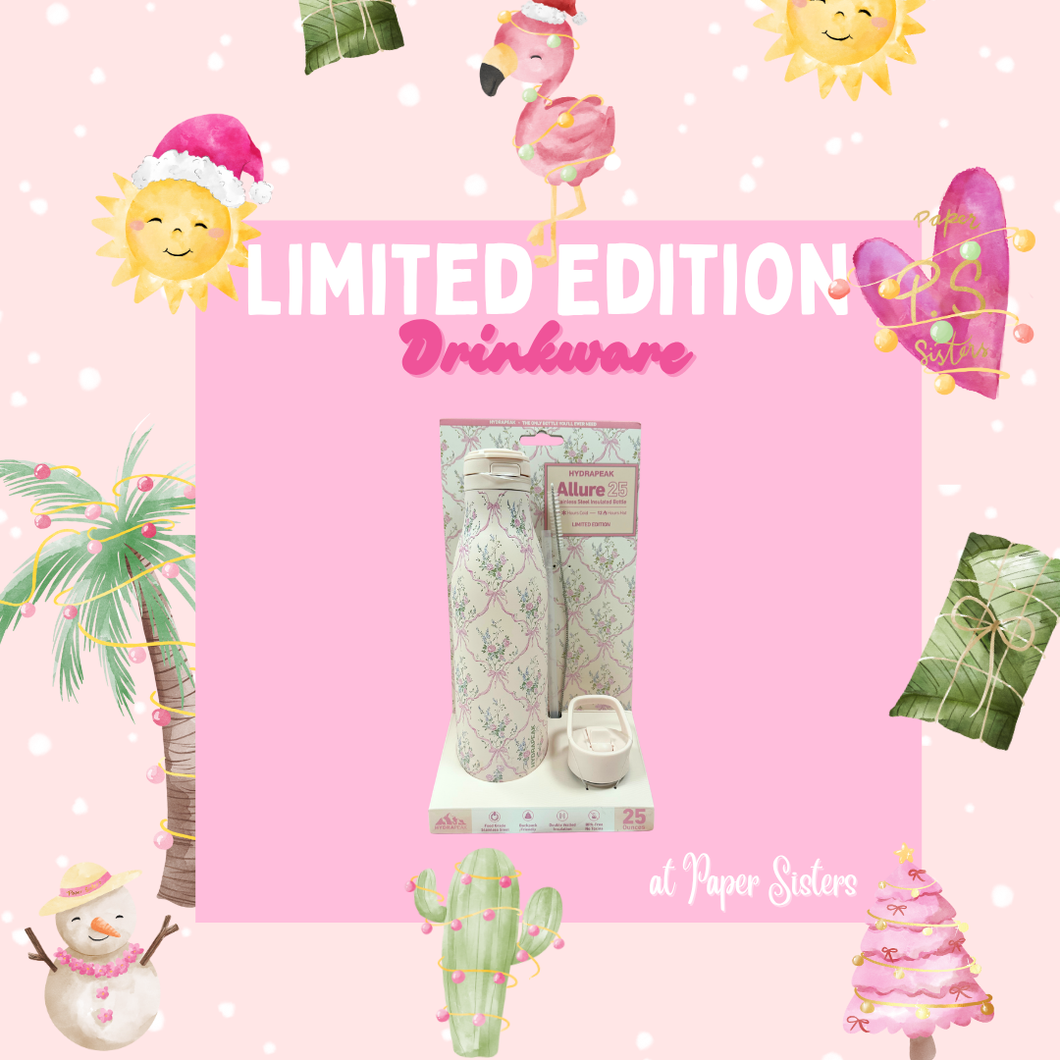 Hydrapeak Floral Bows 20oz Stainless Water Bottle