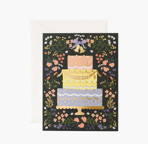 Woodland Wedding Cake Card