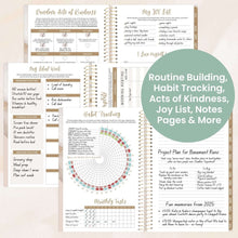 Load image into Gallery viewer, 2025-2026 Brushed Beige Soft Cover Planner
