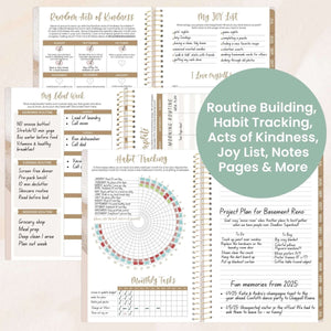 2025-2026 Brushed Beige Soft Cover Planner