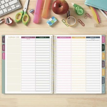 Load image into Gallery viewer, 2026-2027 Teacher Planner, With 3 Interchangeable Covers: Bold &amp; Bright
