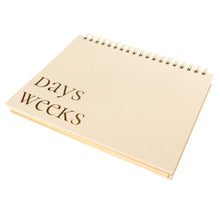 Load image into Gallery viewer, Taupe Weekly Desk Pad
