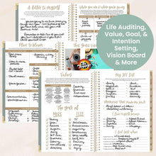 Load image into Gallery viewer, Pre-Order 2026 Small Green Linen Hard Cover Planner
