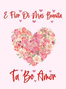 E Flor di Mas Bunita Greeting Card