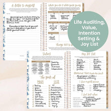 Load image into Gallery viewer, Pre-Order 2026 Blue &amp; White Floral Soft Cover Planner
