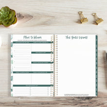 Load image into Gallery viewer, 2024-2025 Boho Greenery Soft Cover Planner
