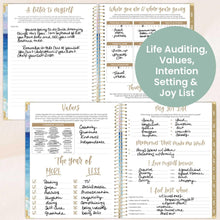 Load image into Gallery viewer, Pre-Order 2026 Coastal Calm Large Hard Cover Planner
