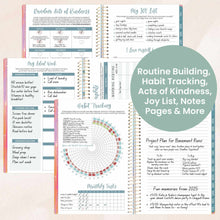 Load image into Gallery viewer, 2025-2026 Emerald Paint Soft Cover Planner
