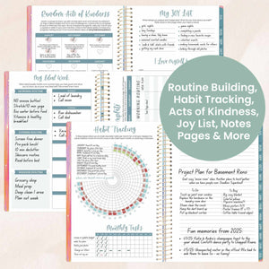 2025-2026 Emerald Paint Soft Cover Planner