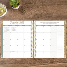 Load image into Gallery viewer, Pre-Order 2026 Green Linen Hard Cover Vision Planner
