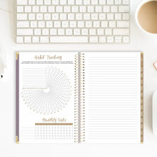 Load image into Gallery viewer, 2026-27 Small Purple Linen Hard Cover Planner

