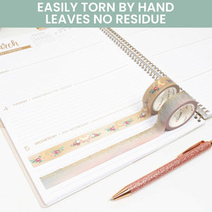 Simply Gilded x Bloom Boho Celestial, Washi Tape & PET Tape Set