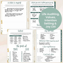 Load image into Gallery viewer, Pre-Order 2026 Beige Bouquet Large Hard Cover Planner
