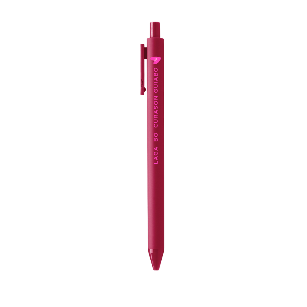 Laga Bo Curason Guia Bo, Wine Red Jotter Pen