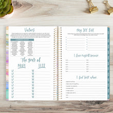 Load image into Gallery viewer, 2025 Watercolor Waves, Soft Cover Planner
