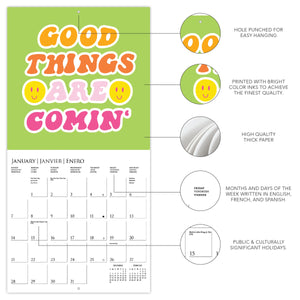 Monthly Motivation 2024 Wall Calendar