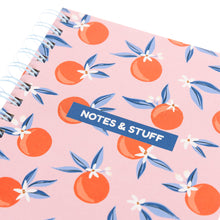 Load image into Gallery viewer, Oranges Spiral Hard Cover Journal
