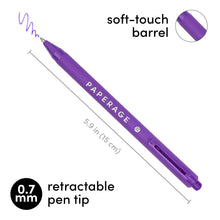 Load image into Gallery viewer, Paperage 20 Pack Rainbow, Retractable Gel Pens
