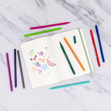 Load image into Gallery viewer, Paperage 12 Pack Pastel, Felt Tip Fine Line Marker Pens
