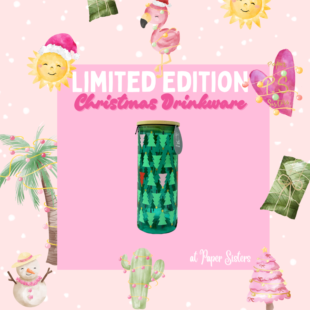 A Whole Lotta Christmas Tree Iced Coffee Mug