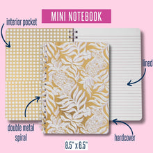 Load image into Gallery viewer, Lilly Pulitzer, Mini Notebook, Gold Metallic Bon Vivant
