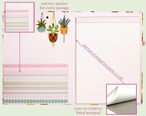 Succulent Clipboard Folio