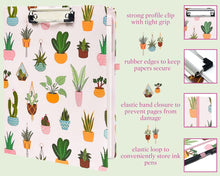 Load image into Gallery viewer, Succulent Clipboard Folio
