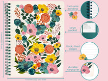 Load image into Gallery viewer, Garden Blooms Cream Mini Notebook
