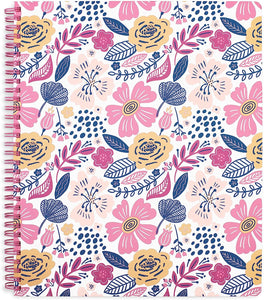Mosaic Floral Large Notebook